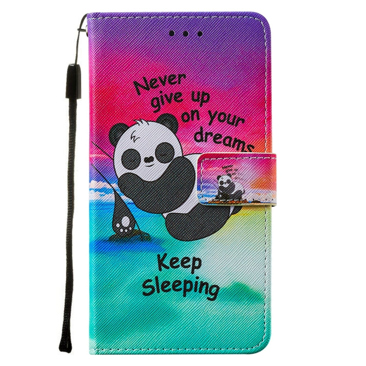 For Motorola Moto E7 Cross Texture Painting Pattern Horizontal Flip Leather Case with Holder & Card Slots & Wallet & Lanyard