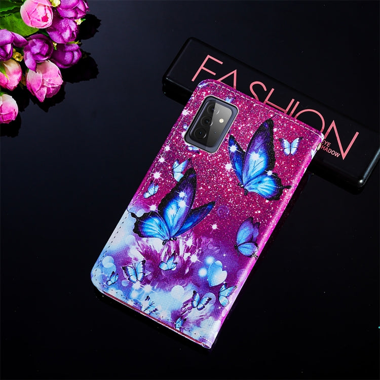 For Samsung Galaxy A72 5G / 4G Cross Texture Painting Pattern Horizontal Flip Leather Case with Holder & Card Slots & Wallet & Lanyard