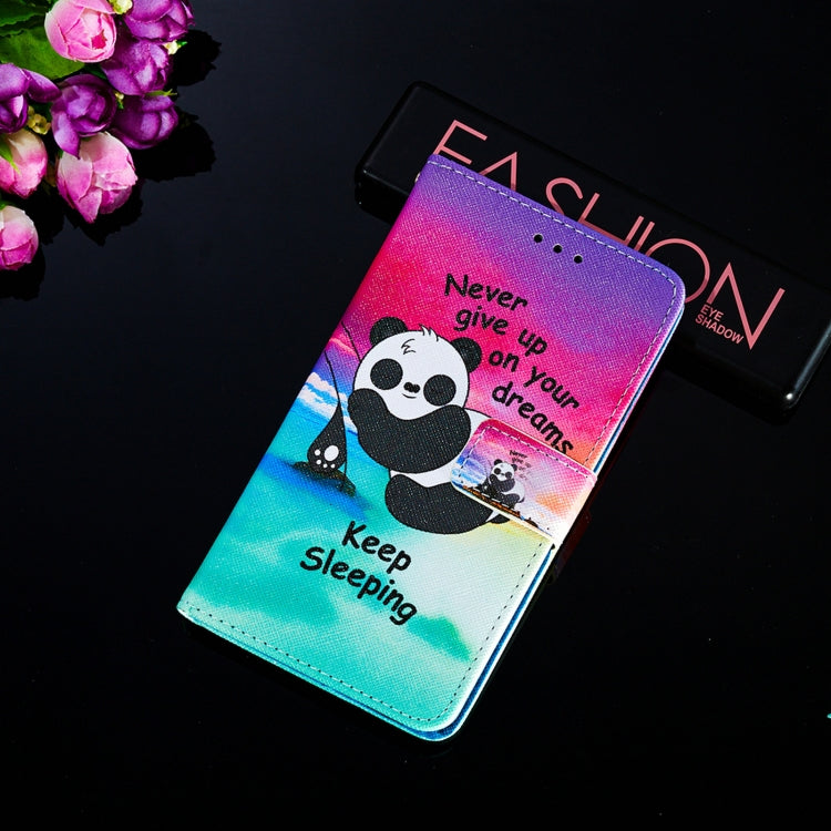 For Xiaomi Poco M3 Cross Texture Painting Pattern Horizontal Flip Leather Case with Holder & Card Slots & Wallet & Lanyard