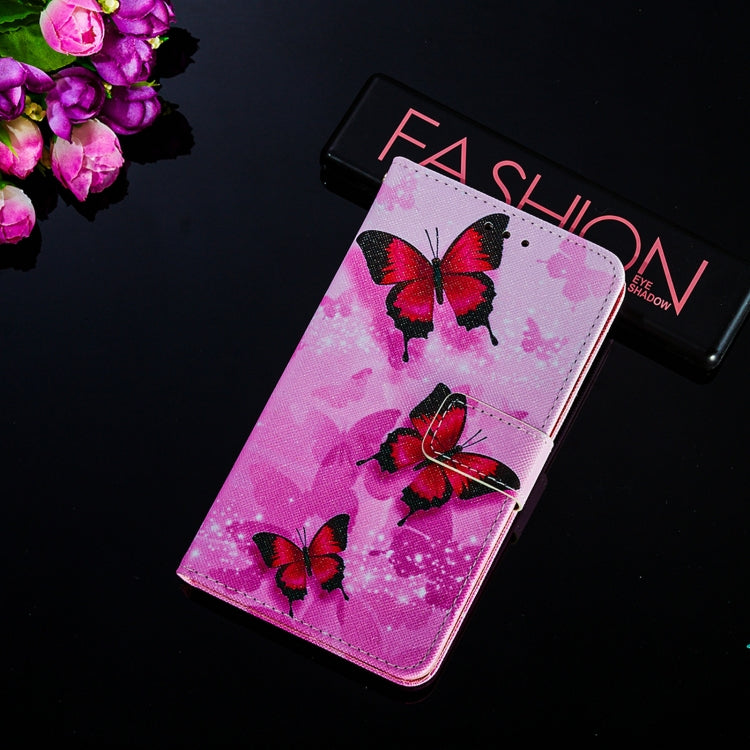 For Xiaomi Poco M3 Cross Texture Painting Pattern Horizontal Flip Leather Case with Holder & Card Slots & Wallet & Lanyard