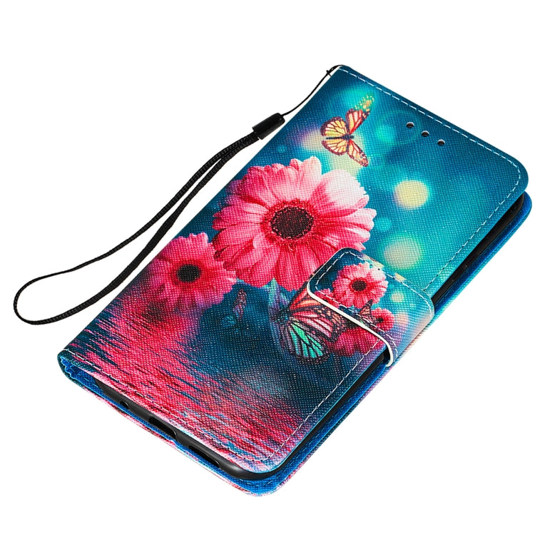 For Xiaomi Poco M3 Cross Texture Painting Pattern Horizontal Flip Leather Case with Holder & Card Slots & Wallet & Lanyard