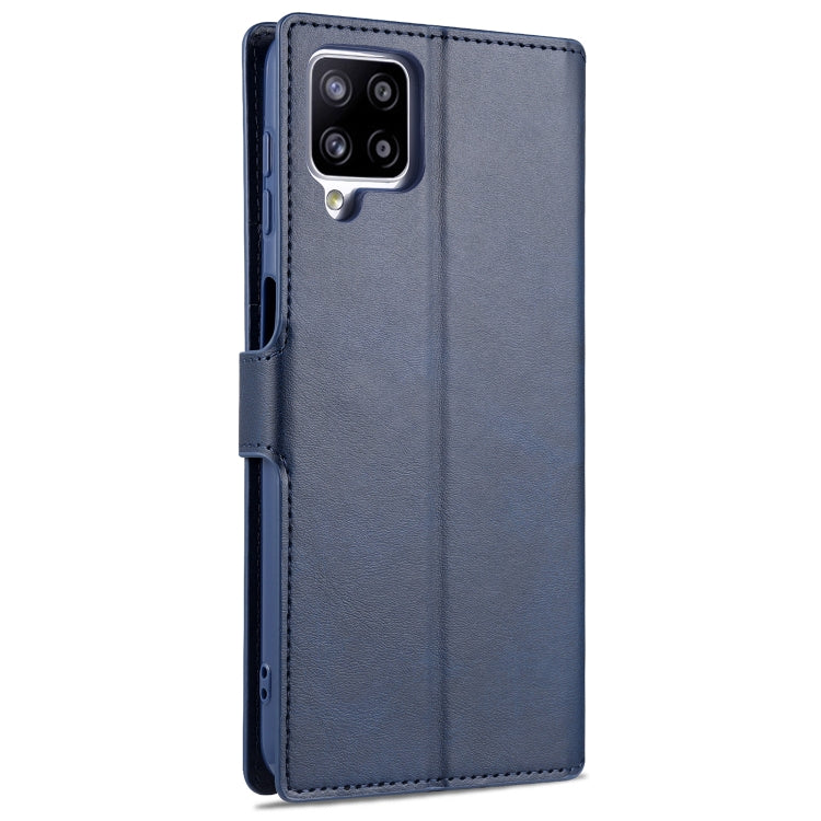 For Samsung Galaxy A12 AZNS Calf Texture Horizontal Flip Leather Case with Holder & Card Slots & Wallet & Photo Frame