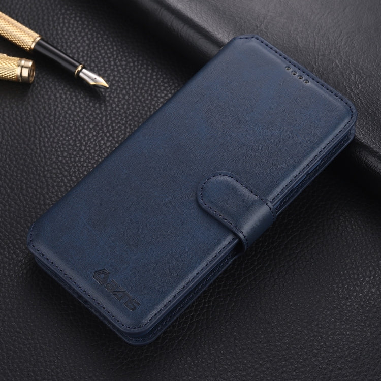 For Samsung Galaxy A12 AZNS Calf Texture Horizontal Flip Leather Case with Holder & Card Slots & Wallet & Photo Frame
