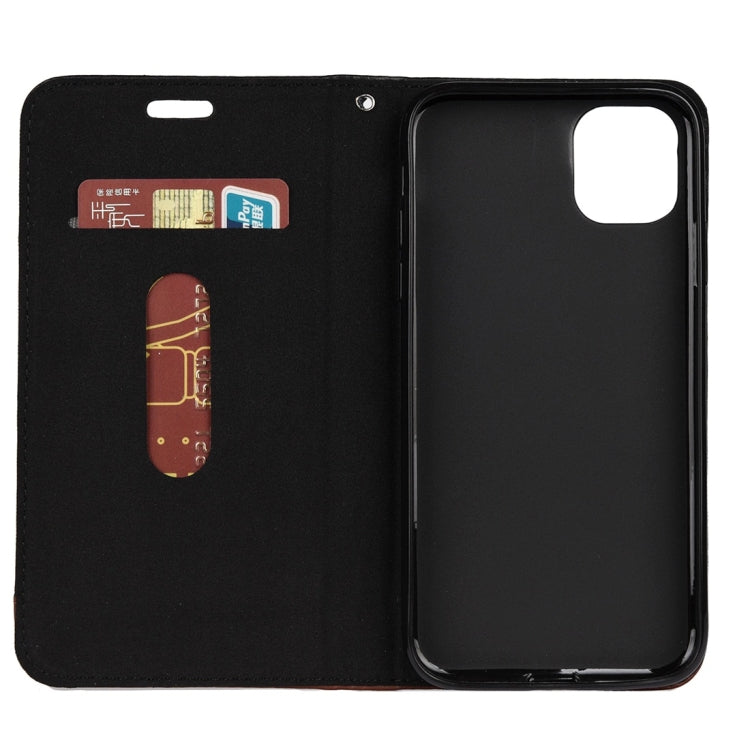For iPhone 11 Horizontal Flip Leather Case with Holder & Card Slots
