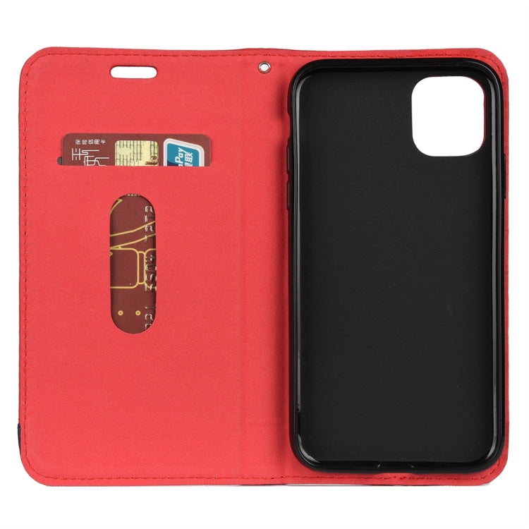 For iPhone 11 Horizontal Flip Leather Case with Holder & Card Slots