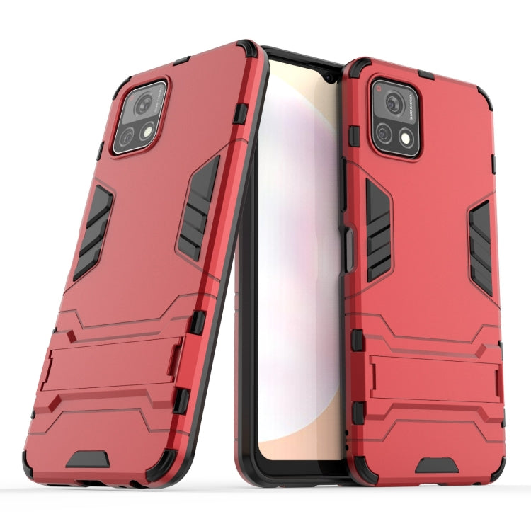 For vivo Y52s 5G PC + TPU Shockproof Protective Case with Holder
