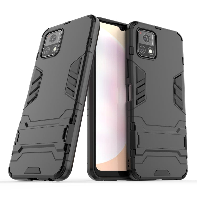 For vivo Y52s 5G PC + TPU Shockproof Protective Case with Holder
