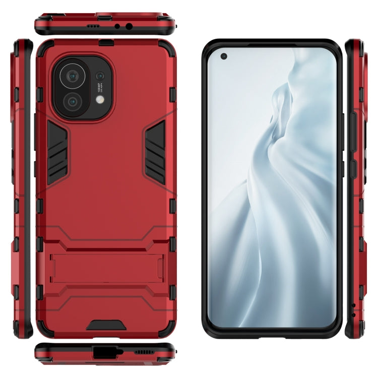 For Xiaomi Mi 11 PC + TPU Shockproof Protective Case with Holder