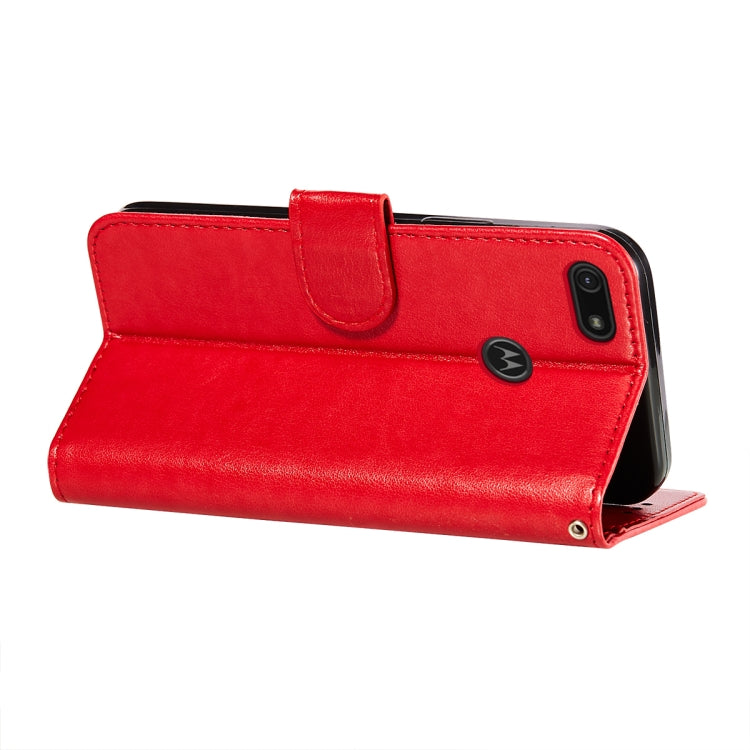 For Motorola Moto E6 Play Flower Vine Embossing Pattern Horizontal Flip Leather Case with Card Slot & Holder & Wallet & Lanyard