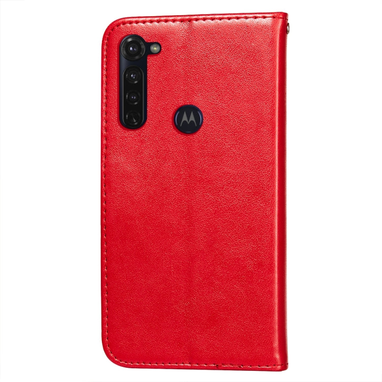 For Motorola Moto G Stylus Flower Vine Embossing Pattern Horizontal Flip Leather Case with Card Slot & Holder & Wallet & Lanyard