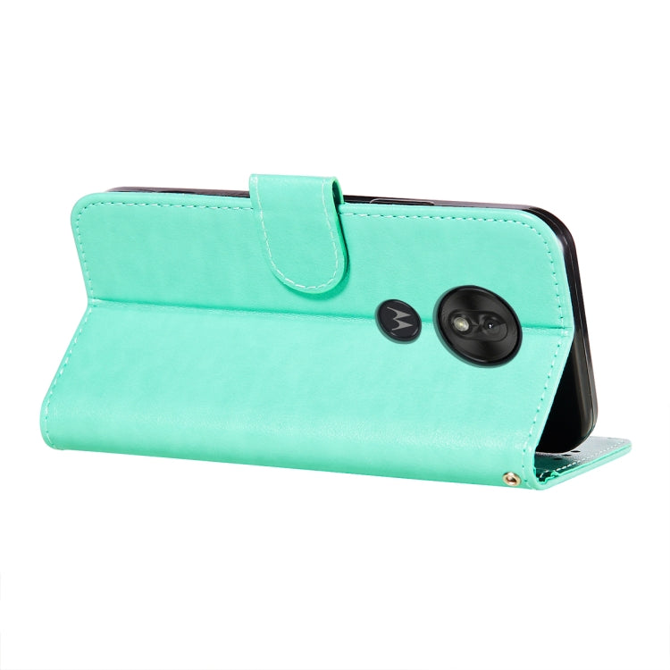 For Motorola Moto G7 Play(EU Version) Flower Vine Embossing Pattern Horizontal Flip Leather Case with Card Slot & Holder & Wallet & Lanyard