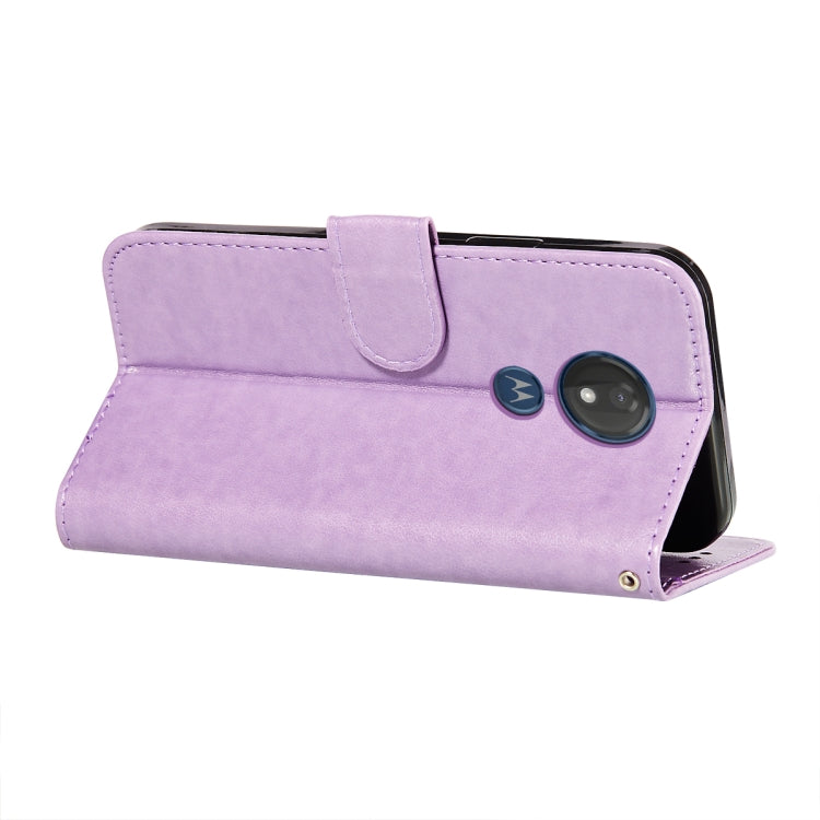 For Motorola Moto G7 Power Flower Vine Embossing Pattern Horizontal Flip Leather Case with Card Slot & Holder & Wallet & Lanyard