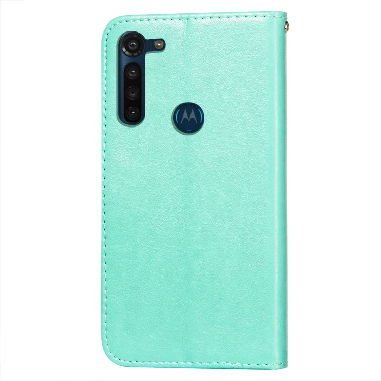 For Motorola Moto G8 Power Flower Vine Embossing Pattern Horizontal Flip Leather Case with Card Slot & Holder & Wallet & Lanyard