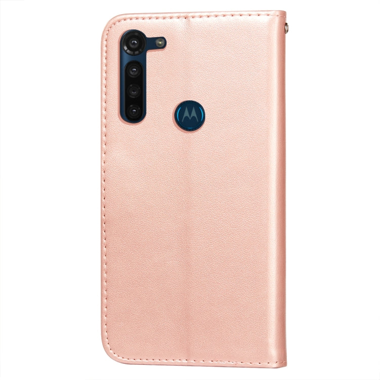 For Motorola Moto G8 Power Flower Vine Embossing Pattern Horizontal Flip Leather Case with Card Slot & Holder & Wallet & Lanyard