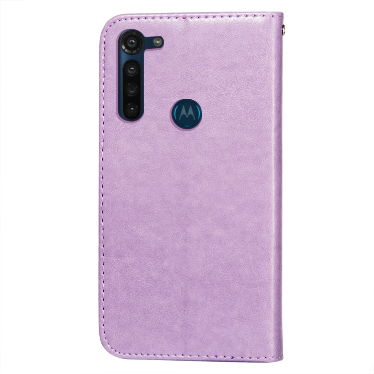 For Motorola Moto G8 Power Flower Vine Embossing Pattern Horizontal Flip Leather Case with Card Slot & Holder & Wallet & Lanyard