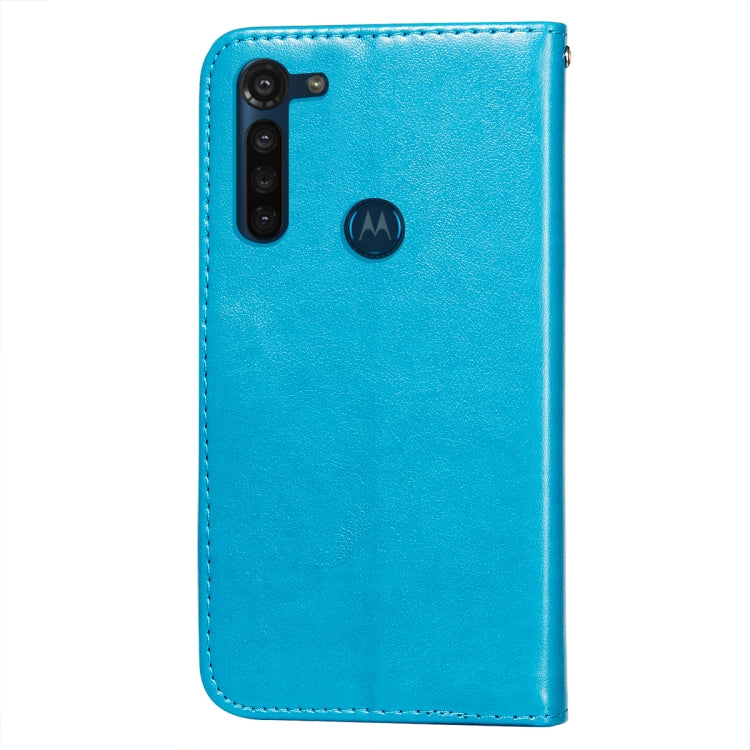 For Motorola Moto G8 Power Flower Vine Embossing Pattern Horizontal Flip Leather Case with Card Slot & Holder & Wallet & Lanyard