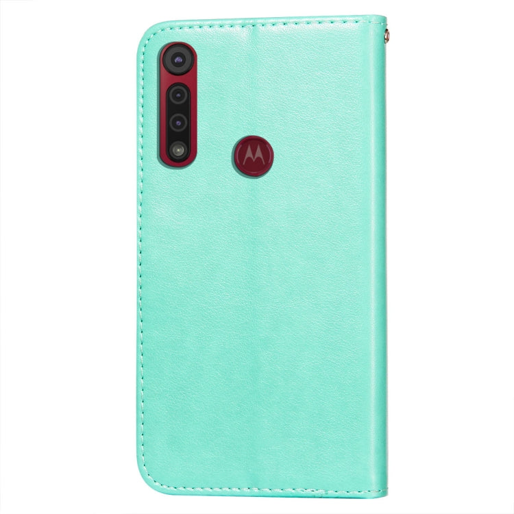 For Motorola Moto G8 Play Flower Vine Embossing Pattern Horizontal Flip Leather Case with Card Slot & Holder & Wallet & Lanyard