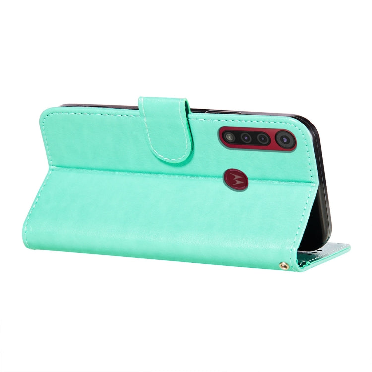 For Motorola Moto G8 Play Flower Vine Embossing Pattern Horizontal Flip Leather Case with Card Slot & Holder & Wallet & Lanyard