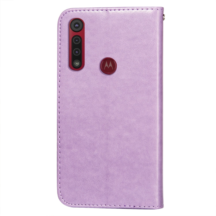 For Motorola Moto G8 Play Flower Vine Embossing Pattern Horizontal Flip Leather Case with Card Slot & Holder & Wallet & Lanyard