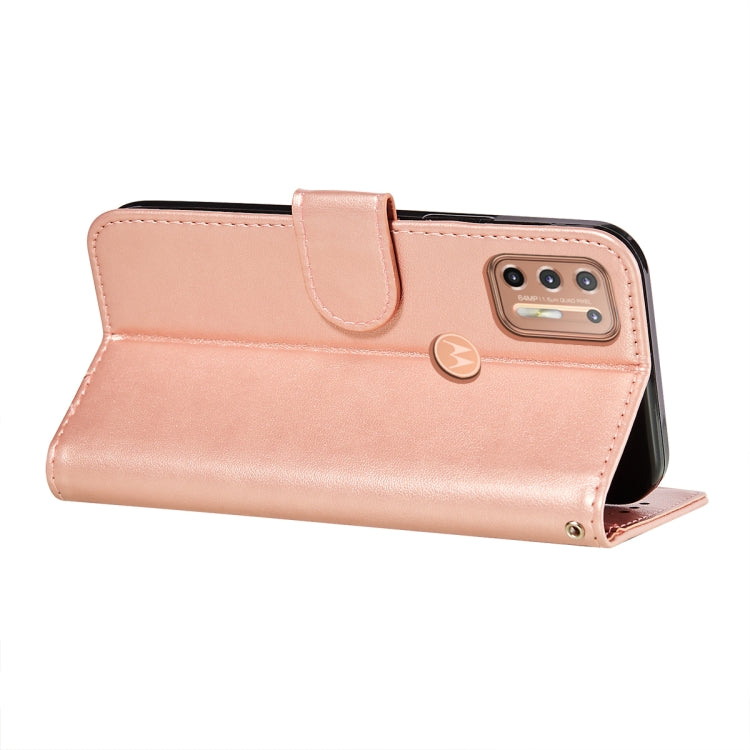 For Motorola Moto G9 Plus Flower Vine Embossing Pattern Horizontal Flip Leather Case with Card Slot & Holder & Wallet & Lanyard