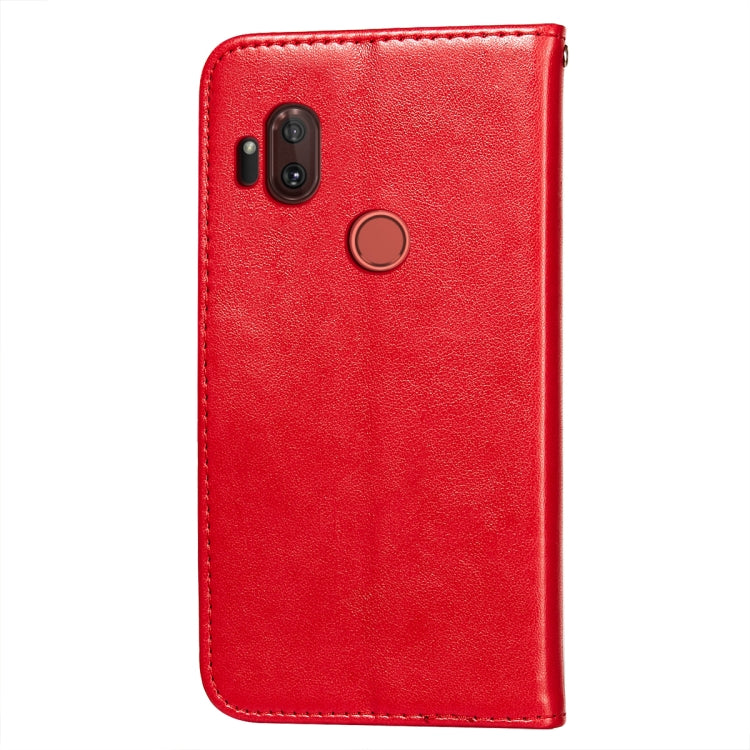 For Motorola Moto One Hyper Flower Vine Embossing Pattern Horizontal Flip Leather Case with Card Slot & Holder & Wallet & Lanyard
