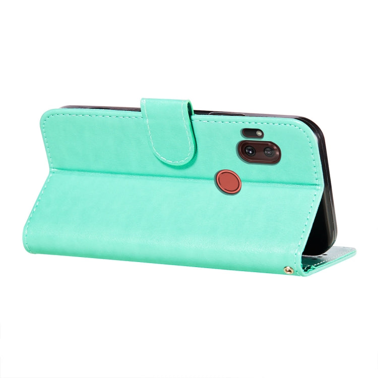 For Motorola Moto One Hyper Flower Vine Embossing Pattern Horizontal Flip Leather Case with Card Slot & Holder & Wallet & Lanyard