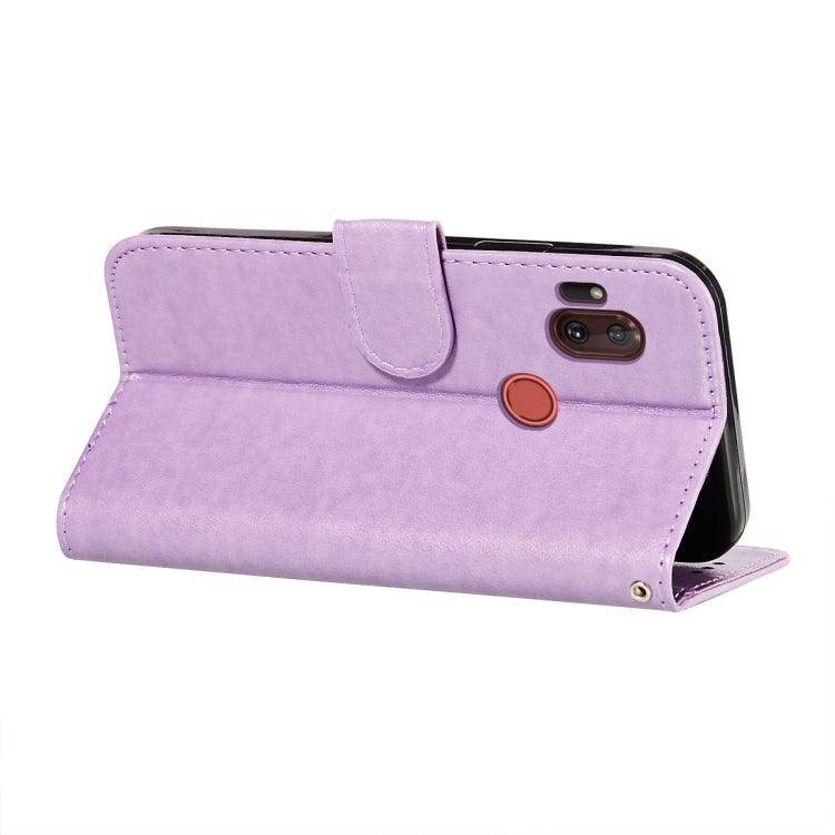 For Motorola Moto One Hyper Flower Vine Embossing Pattern Horizontal Flip Leather Case with Card Slot & Holder & Wallet & Lanyard