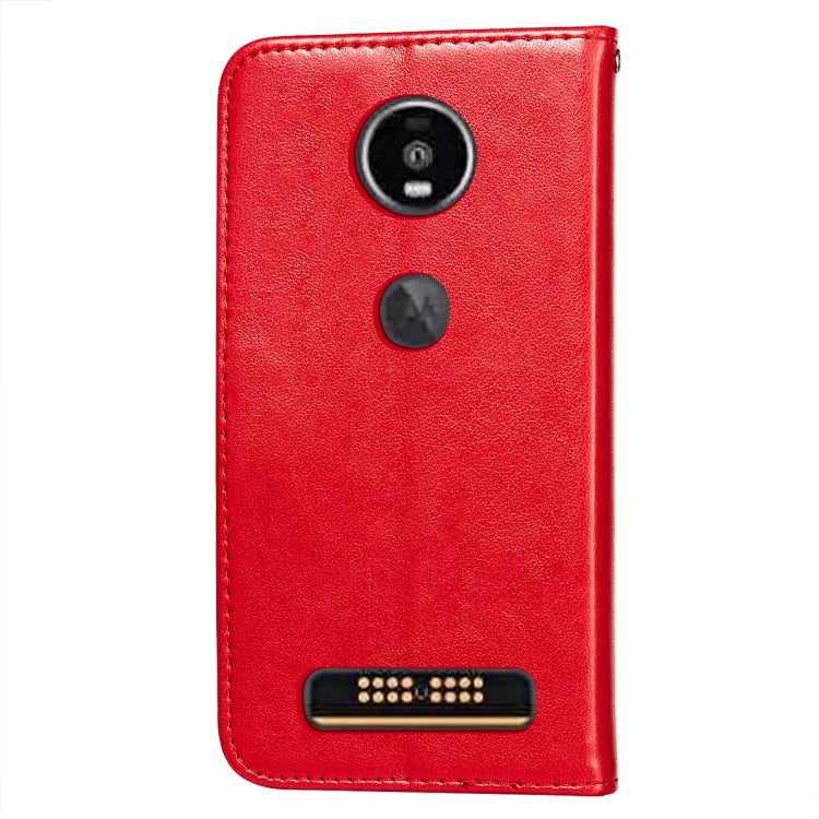 For Motorola Moto Z4 Play Flower Vine Embossing Pattern Horizontal Flip Leather Case with Card Slot & Holder & Wallet & Lanyard