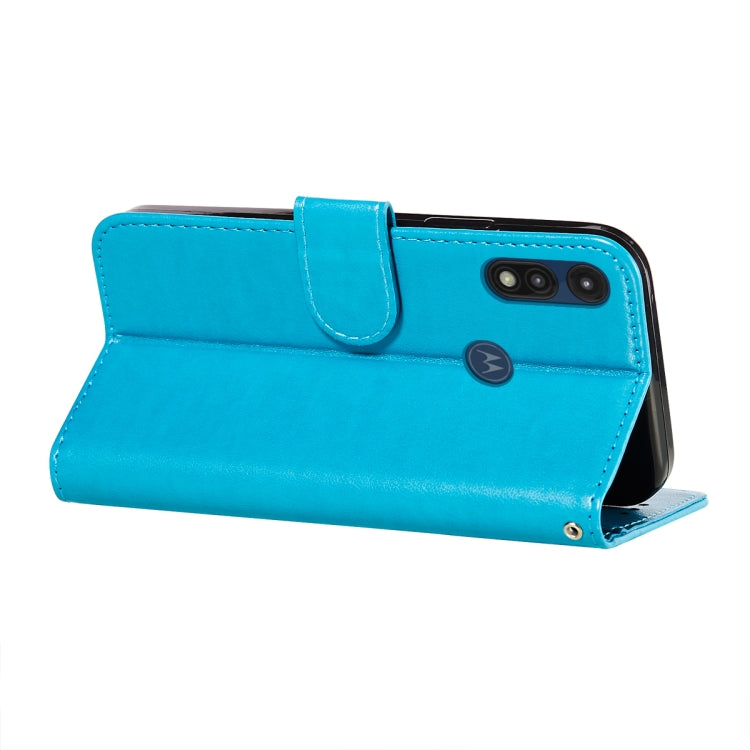 For Motorola Moto E(2020) / E7 Flower Vine Embossing Pattern Horizontal Flip Leather Case with Card Slot & Holder & Wallet & Lanyard