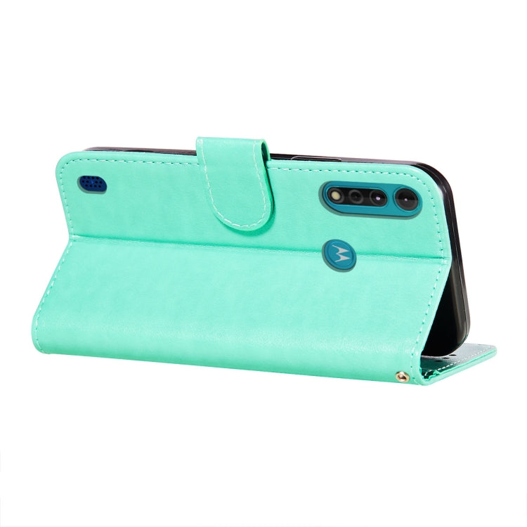 For Motorola Moto G8 Power Lite Flower Vine Embossing Pattern Horizontal Flip Leather Case with Card Slot & Holder & Wallet & Lanyard