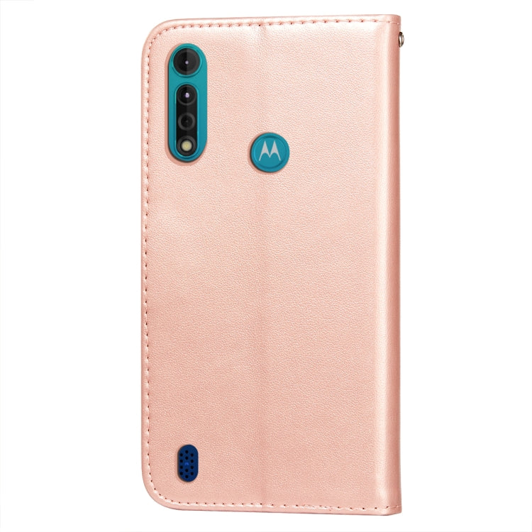 For Motorola Moto G8 Power Lite Flower Vine Embossing Pattern Horizontal Flip Leather Case with Card Slot & Holder & Wallet & Lanyard