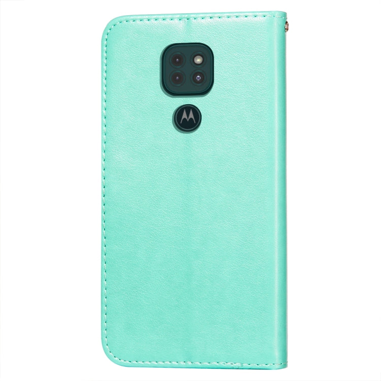 For Motorola Moto G9 Play / G9 Flower Vine Embossing Pattern Horizontal Flip Leather Case with Card Slot & Holder & Wallet & Lanyard