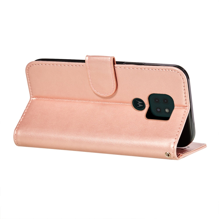 For Motorola Moto G9 Play / G9 Flower Vine Embossing Pattern Horizontal Flip Leather Case with Card Slot & Holder & Wallet & Lanyard
