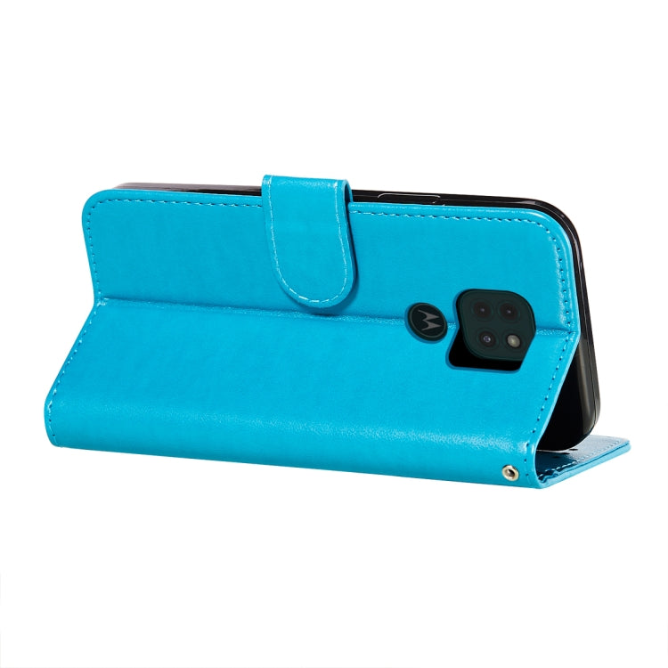 For Motorola Moto G9 Play / G9 Flower Vine Embossing Pattern Horizontal Flip Leather Case with Card Slot & Holder & Wallet & Lanyard
