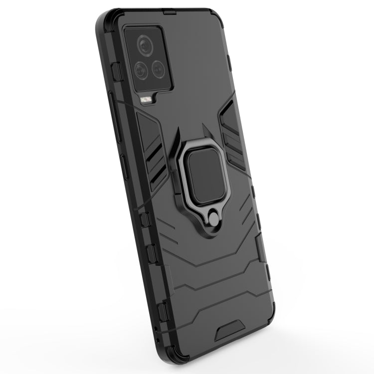 For Vivo iQOO 7 PC + TPU Shockproof Protective Case with Magnetic Ring Holder