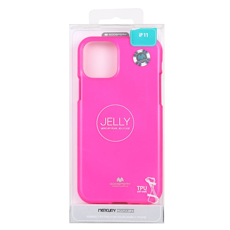 For iPhone 11 MERCURY GOOSPERY JELLY TPU Fluorescence Shockproof and Scratch Case