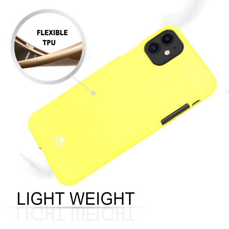 For iPhone 11 MERCURY GOOSPERY JELLY TPU Fluorescence Shockproof and Scratch Case