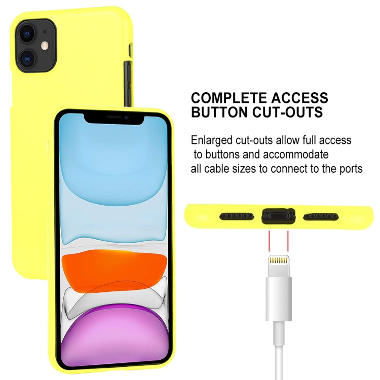 For iPhone 11 MERCURY GOOSPERY JELLY TPU Fluorescence Shockproof and Scratch Case