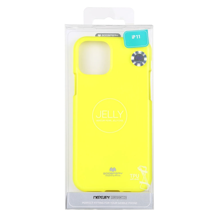 For iPhone 11 MERCURY GOOSPERY JELLY TPU Fluorescence Shockproof and Scratch Case