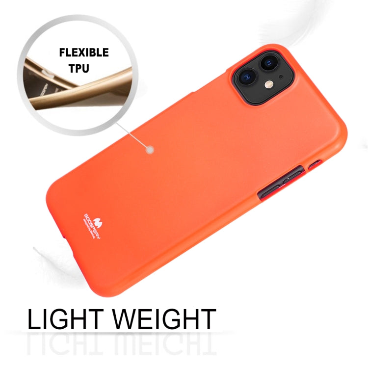 For iPhone 11 MERCURY GOOSPERY JELLY TPU Fluorescence Shockproof and Scratch Case