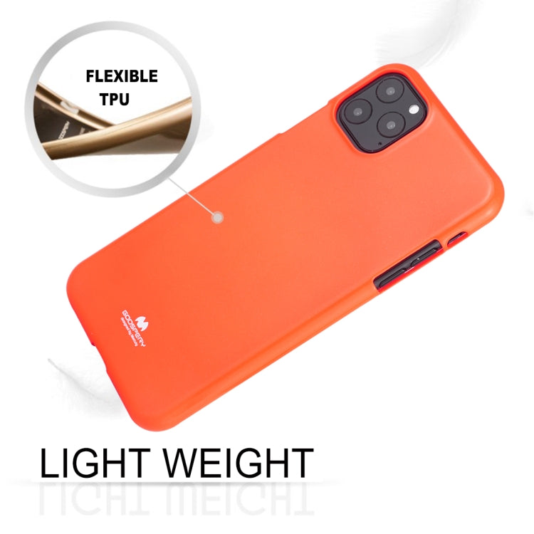For iPhone 11 Pro MERCURY GOOSPERY JELLY TPU Fluorescence Shockproof and Scratch Case