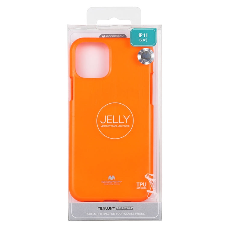For iPhone 11 Pro MERCURY GOOSPERY JELLY TPU Fluorescence Shockproof and Scratch Case