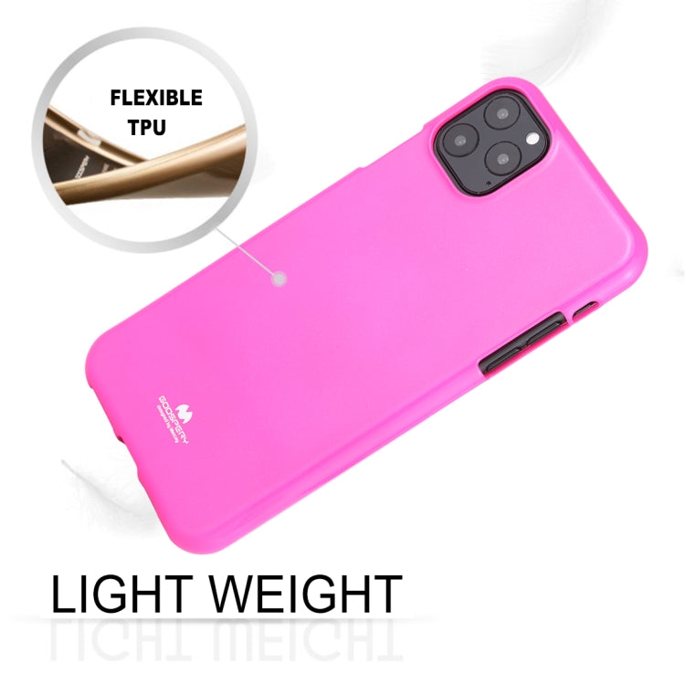 For iPhone 11 Pro Max MERCURY GOOSPERY JELLY TPU Fluorescence Shockproof and Scratch Case