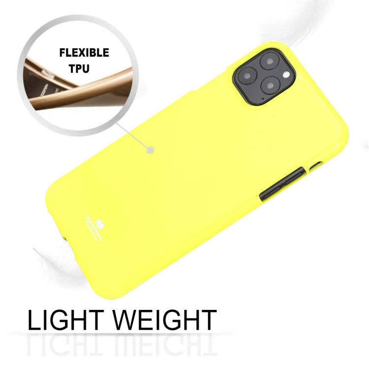 For iPhone 11 Pro Max MERCURY GOOSPERY JELLY TPU Fluorescence Shockproof and Scratch Case