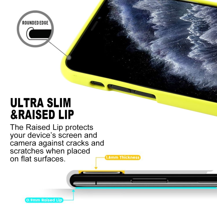 For iPhone 11 Pro Max MERCURY GOOSPERY JELLY TPU Fluorescence Shockproof and Scratch Case