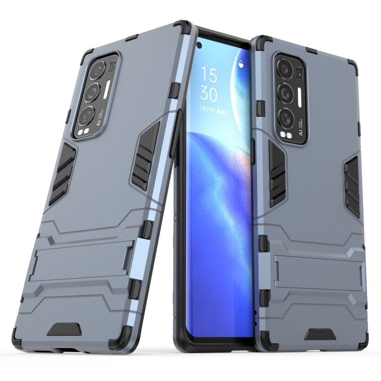 For OPPO Reno5 Pro Plus PC + TPU Shockproof Protective Case with Holder