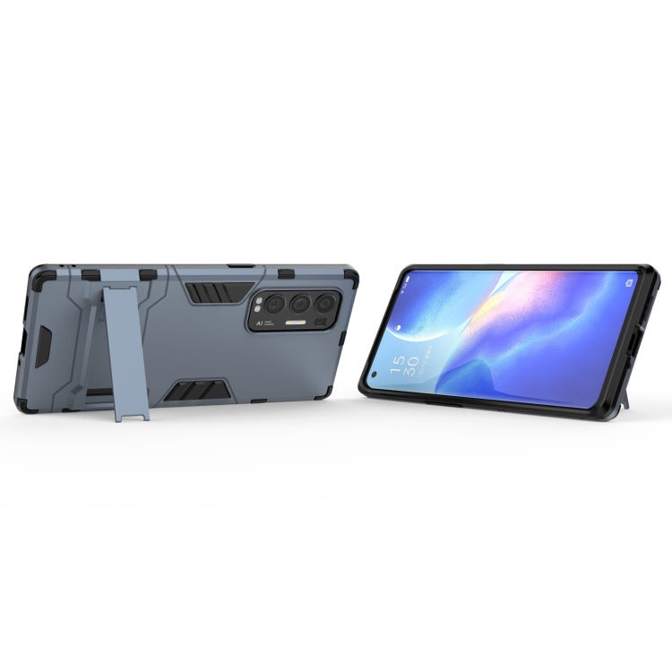 For OPPO Reno5 Pro Plus PC + TPU Shockproof Protective Case with Holder