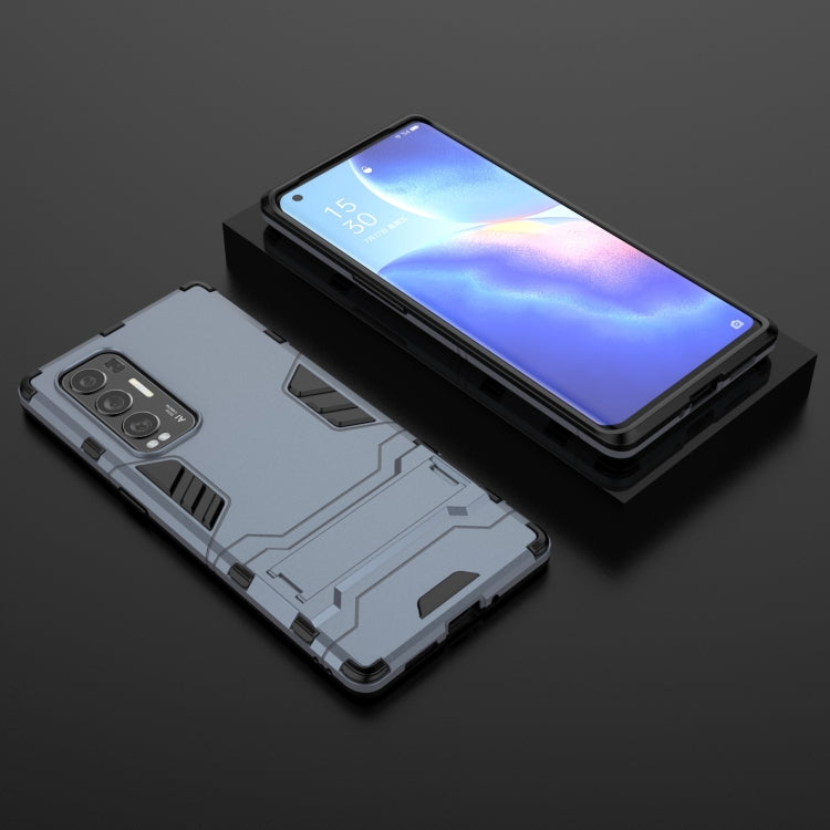 For OPPO Reno5 Pro Plus PC + TPU Shockproof Protective Case with Holder