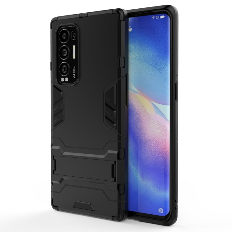 For OPPO Reno5 Pro Plus PC + TPU Shockproof Protective Case with Holder