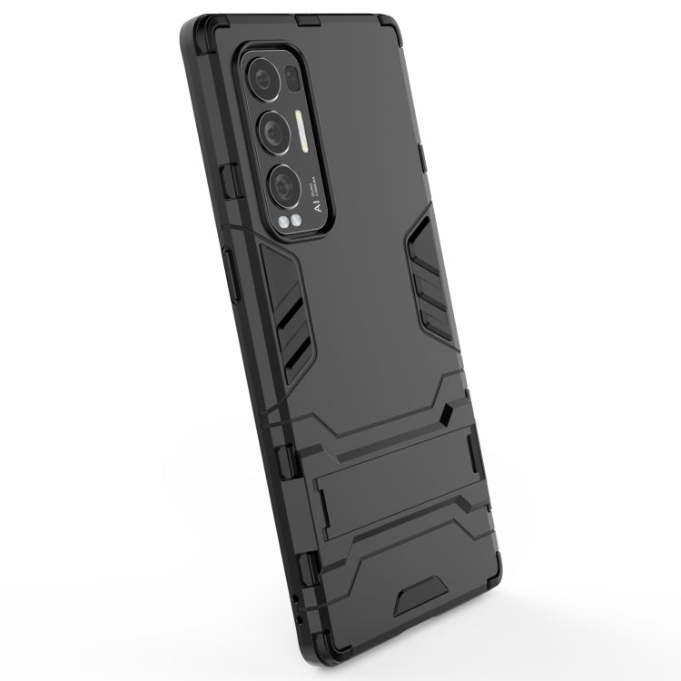For OPPO Reno5 Pro Plus PC + TPU Shockproof Protective Case with Holder